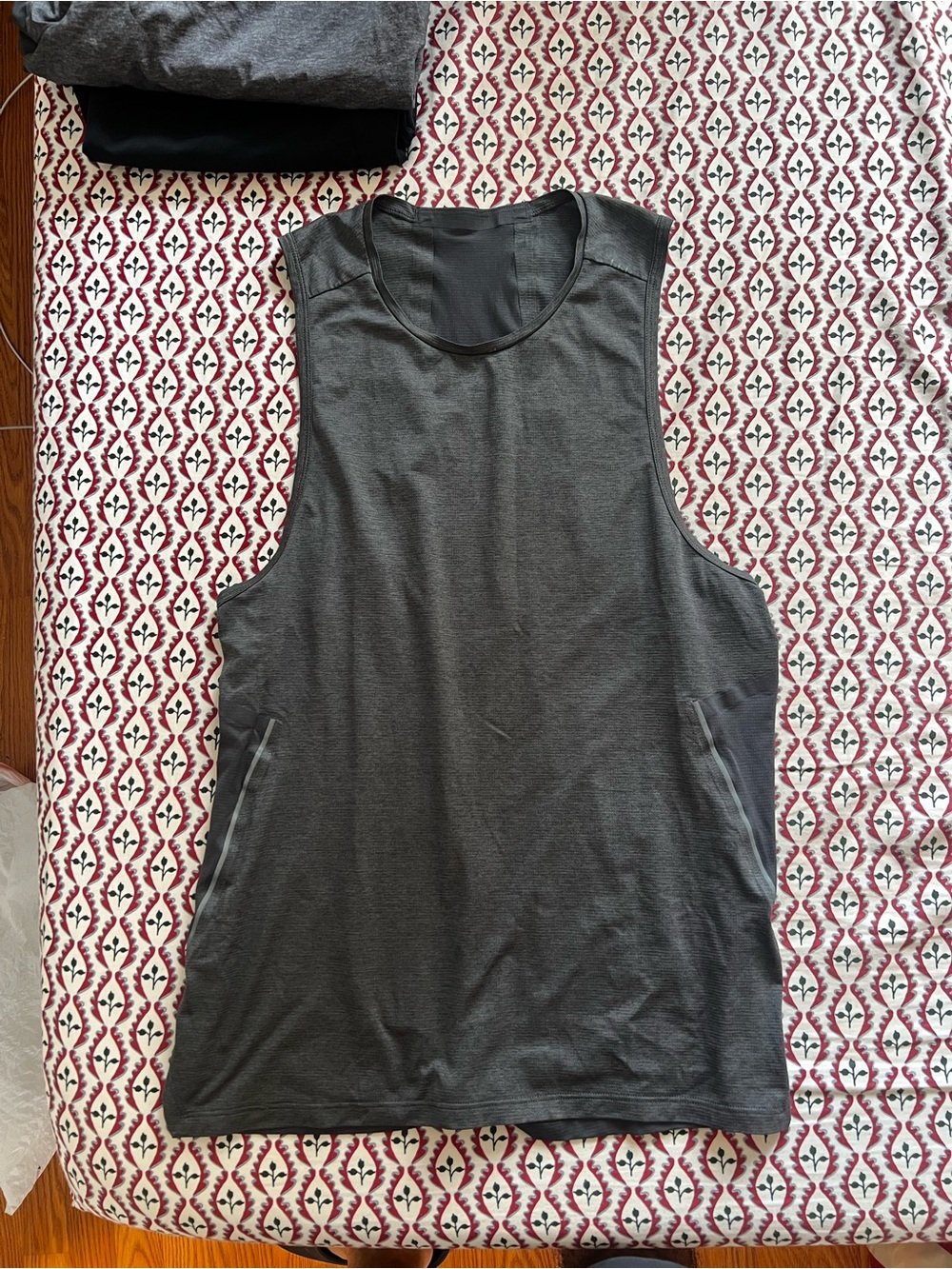 lululemon athletica Charcoal Muscle Tank Top